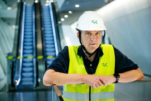 Øystein Skjærholt er prosjektsjef i GK og har blant annet vært prosjektleder for arbeidet på Munchmuseet i Bjørvika