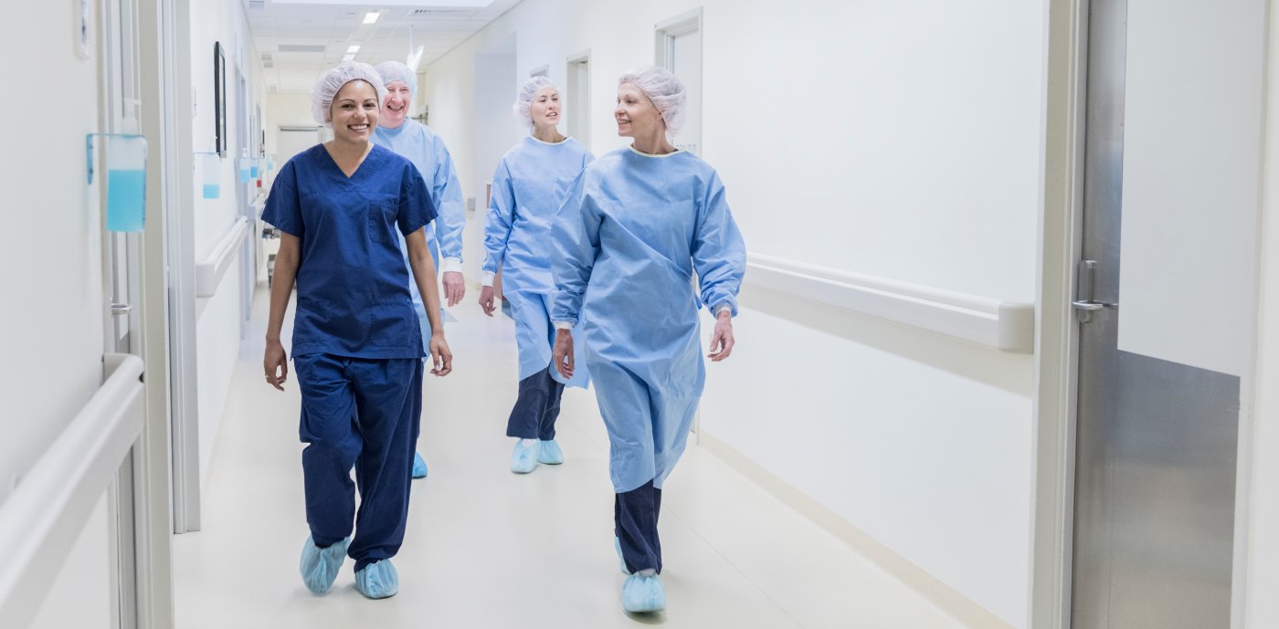 Glade ansatte på sykehus