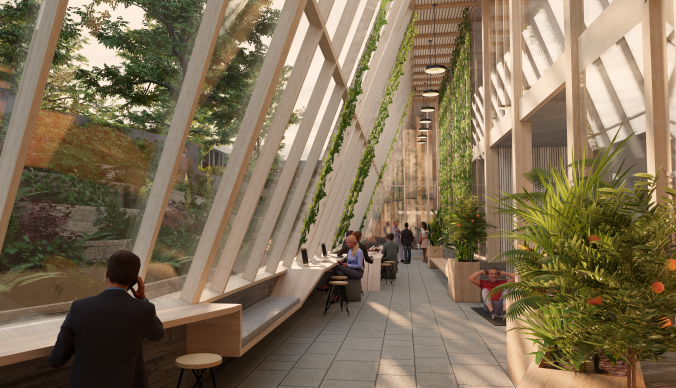 Gneiskvartalet, illustrasjon av Dyrvik Arkitekter.