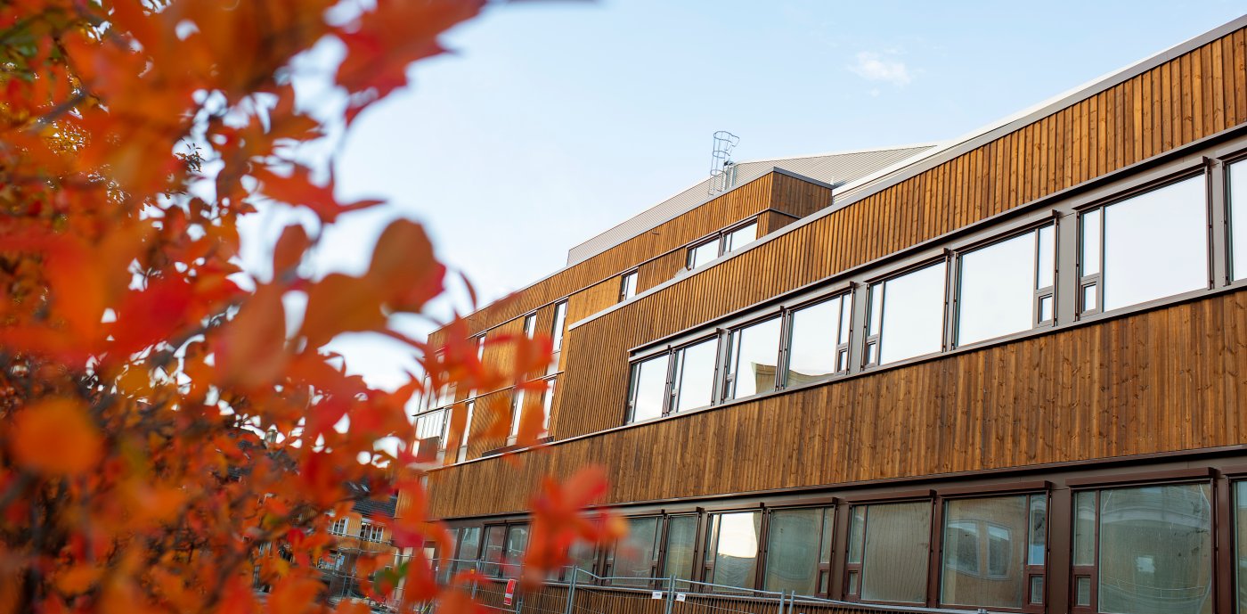 GK i Trondheim har levert totalteknisk entreprise til Stjørdal Helsehus. Et prosjekt vi skal være stolt av og kan kalle et signalbygg.