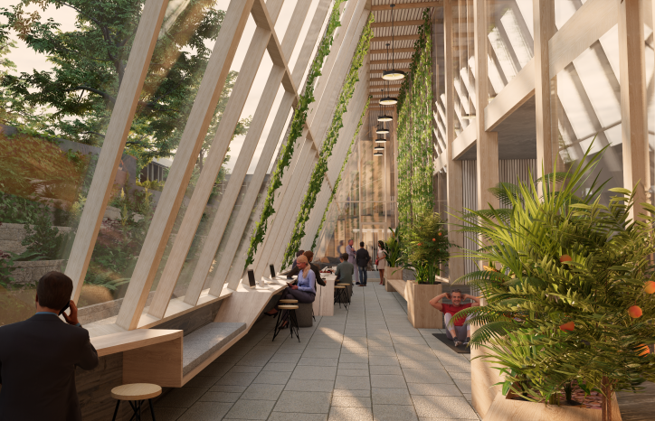 Gneiskvartalet, illustrasjon av Dyrvik Arkitekter.