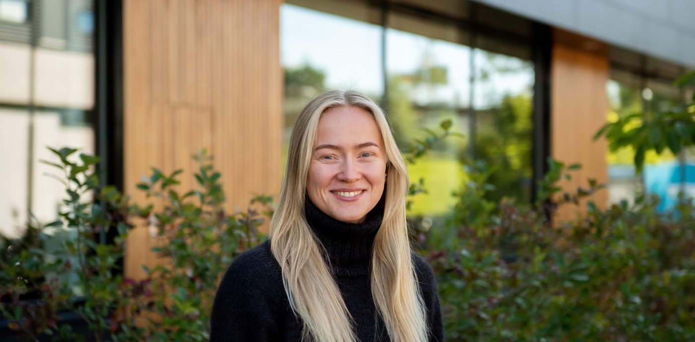 Thea Aase Pedersen er en av fem jenter som fikk sommerjobb i GK. 