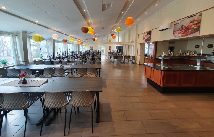 Eidene senter på Tjøme. Kantinen til Røde Kors.