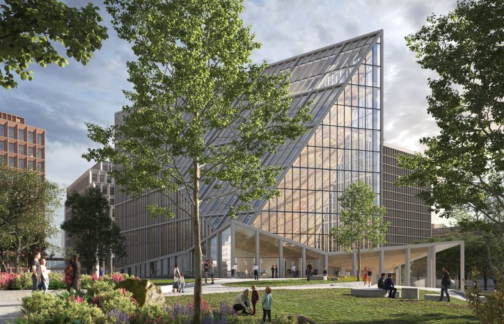 A-blokken i det nye_regjeringskvartalet. Foto_Statsbygg / Team Urbis_Nordic / Office of Architecture