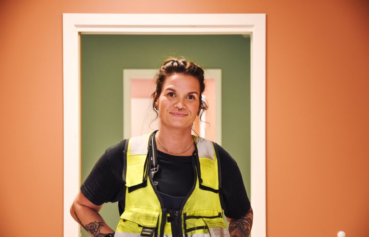 Silje Katrine Høva Johansen er servicerørlegger i GK.