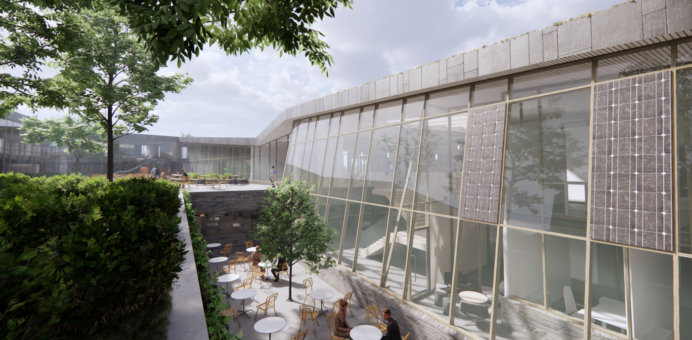 Gneiskvartalet, illustrasjon av Dyrvik Arkitekter.