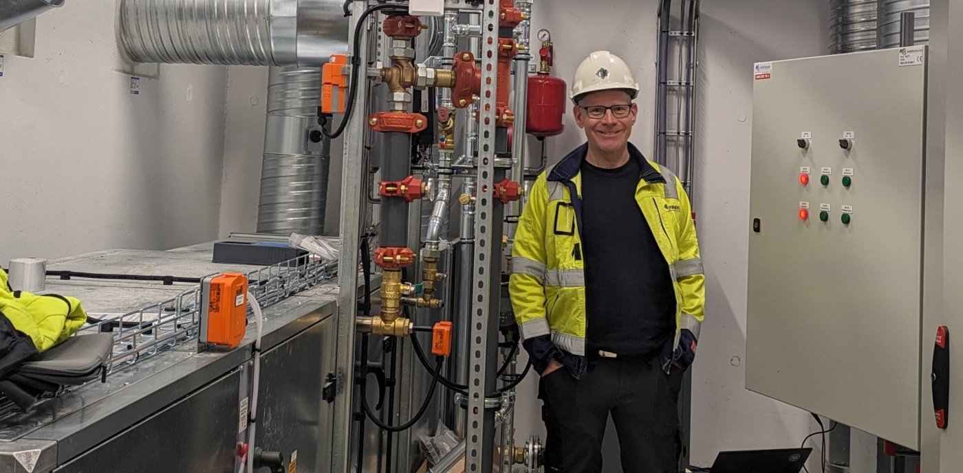 Frode Skogli. Elektriker, kuldemontør og ventilasjonstekniker i GK. 