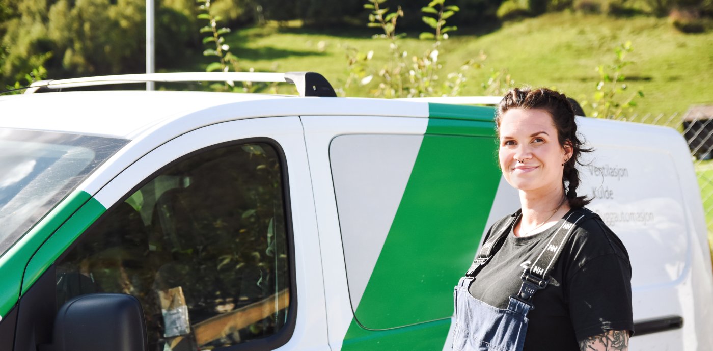 Silje Katrine Høva Johansen er servicerørlegger i GK.